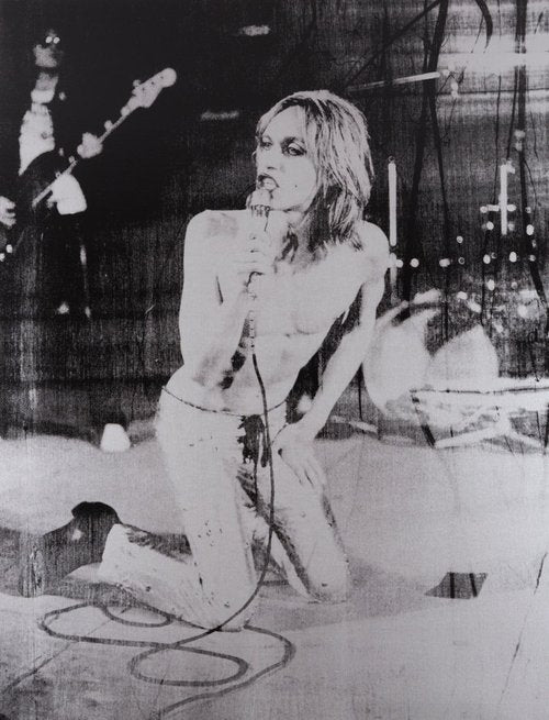 Russell Young Mick Rock '"Search and Destroy" Iggy Pop, King's Cross, London 1972' (Copy) (Copy)