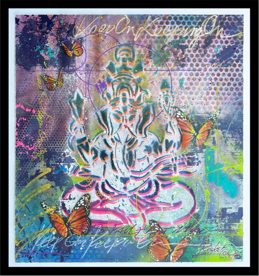 Butterfly Buddha by Guerin Swing & Risk Rock