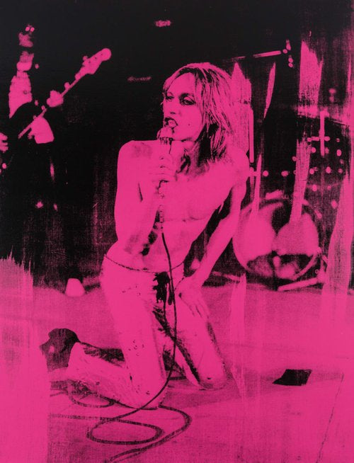 Russell Young Mick Rock '"Search and Destroy" Iggy Pop, King's Cross, London 1972' (Copy) (Copy)