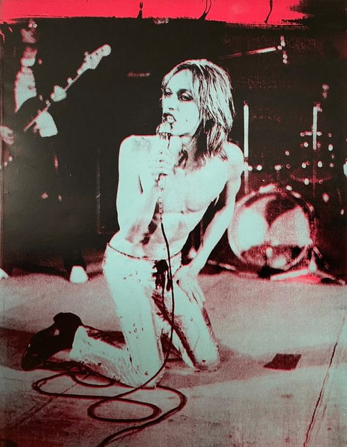 Russell Young Mick Rock '"Search and Destroy" Iggy Pop, King's Cross, London 1972' (Copy) (Copy)