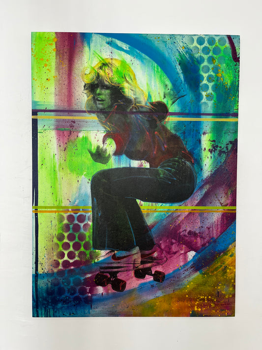 Farrah Sk8s Green by Guerin Swing