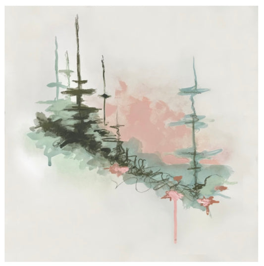 Kim West 'Pink Night Sky Desert Rose'